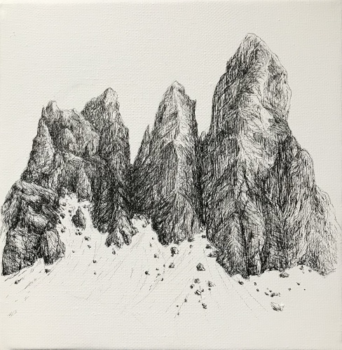 Dolomiti (2020), inchiostro su tela di lino, 20x20 cm

Dolomites (2020), ink on linen canvas, 20x20 cm


Collezione privata / private collection (ITA)